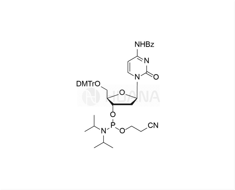 DMTr-dC(Bz)-3'-CE-Phosphoramidite CAS:102212-98-6 การสังเคราะห์โอลิโกนิวคลีโอไทด์ ผู้ผลิต dC(Bz) phosphoramidite DNA