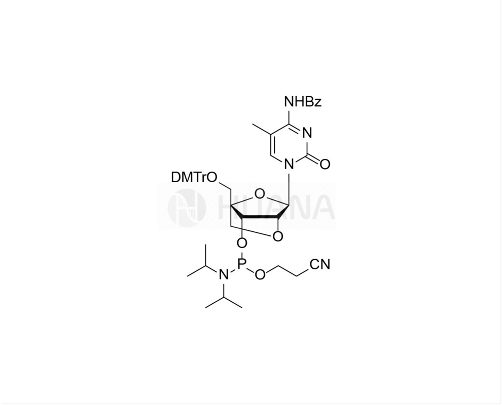 DMTr-2'-O-4'-C-Locked-5-Me-rC ((Bz)-3'-CE-Phosphoramidite